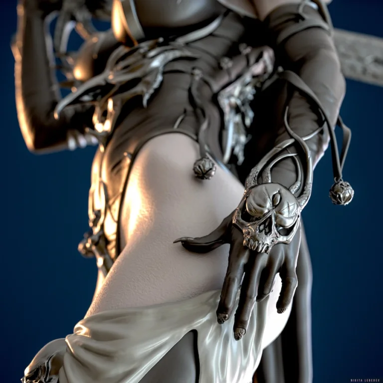 Warrior Lady STL