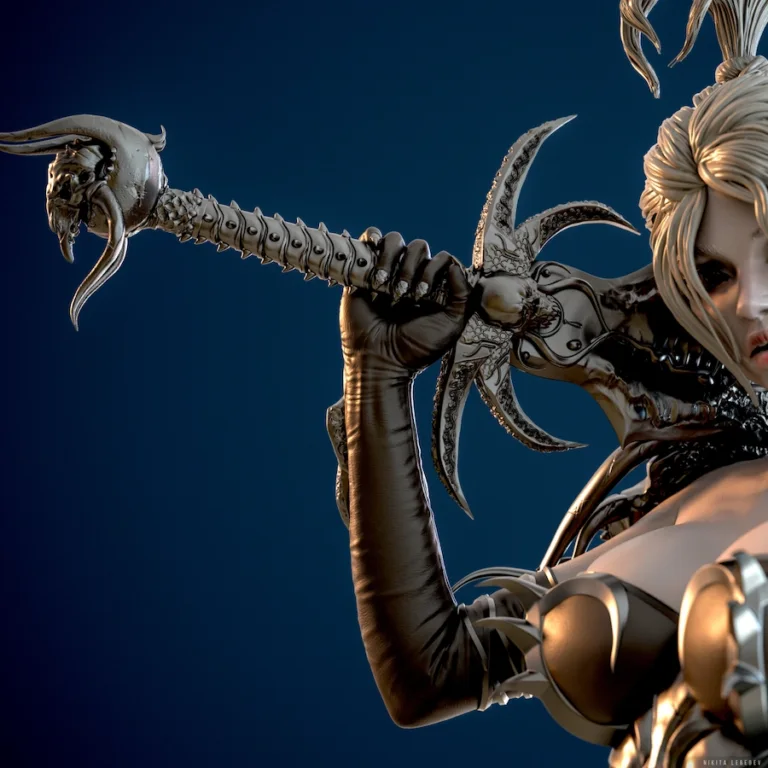 Warrior Lady STL