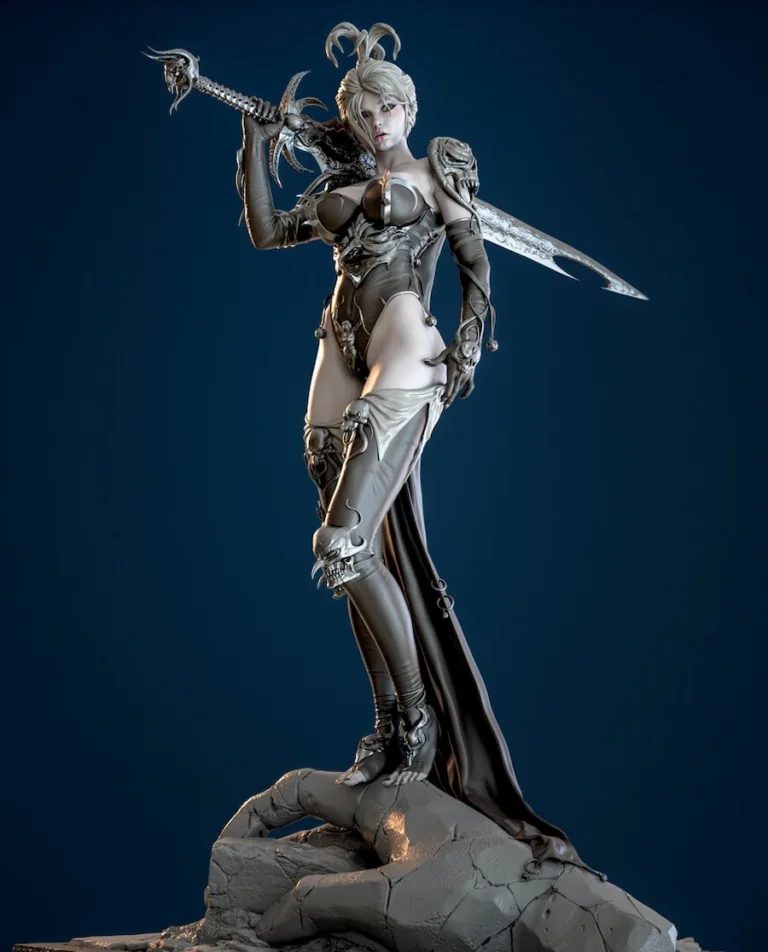 Warrior Lady STL Cover