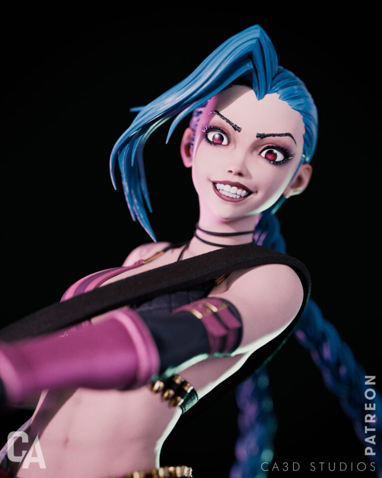 Jinx STL + Bust - League of Legends