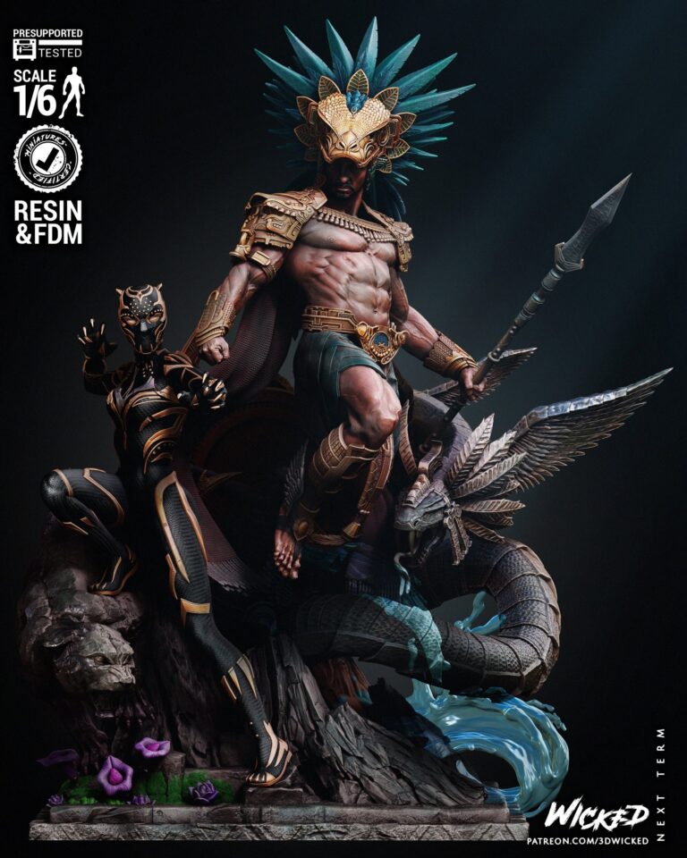 Black Panther and Namor Diorama + Bust - Marvel