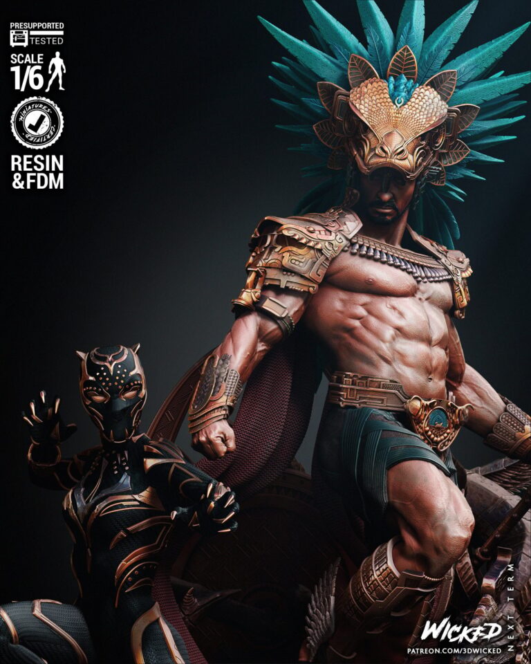 Black Panther and Namor Diorama + Bust - Marvel