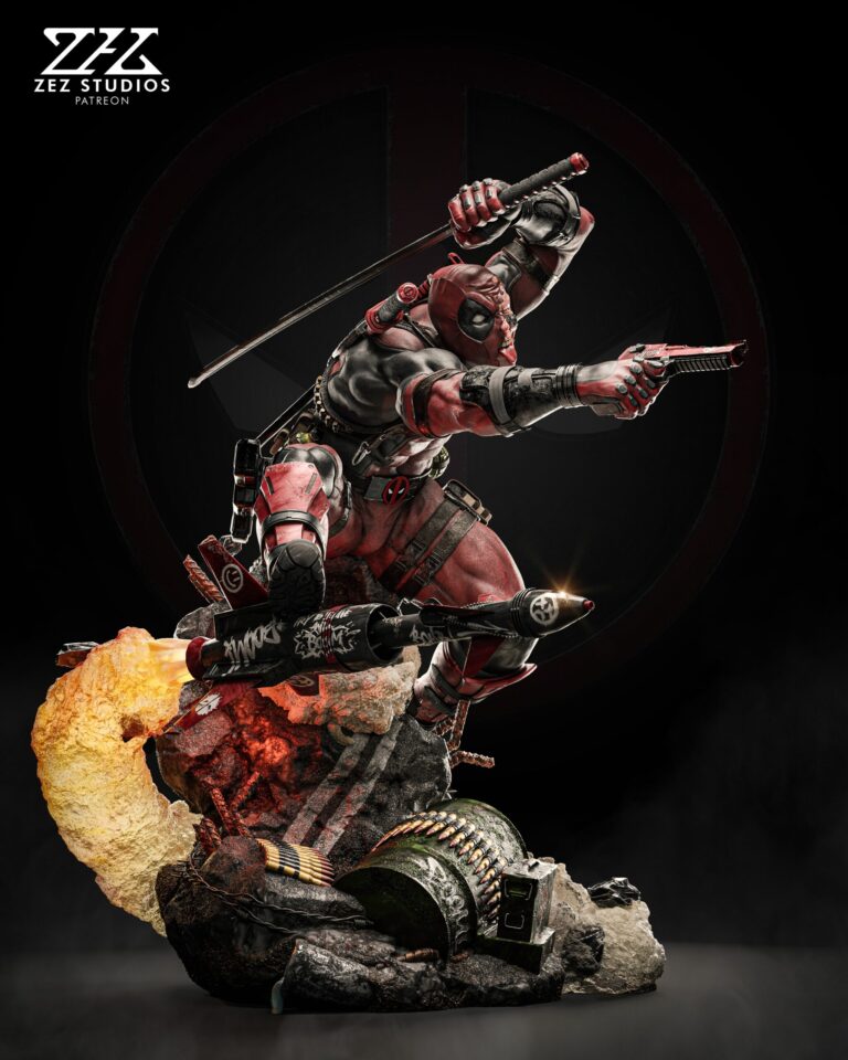Deadpool + Extras + Bust - Marvel