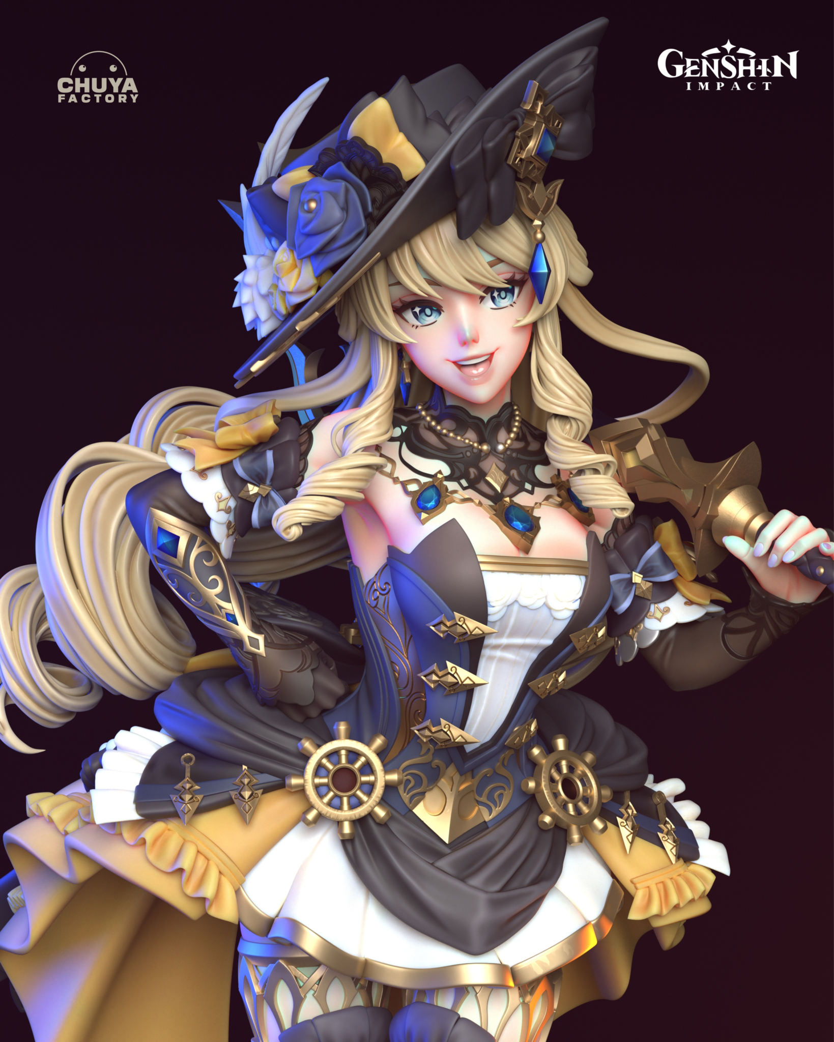 Navia STL - Genshin Impact