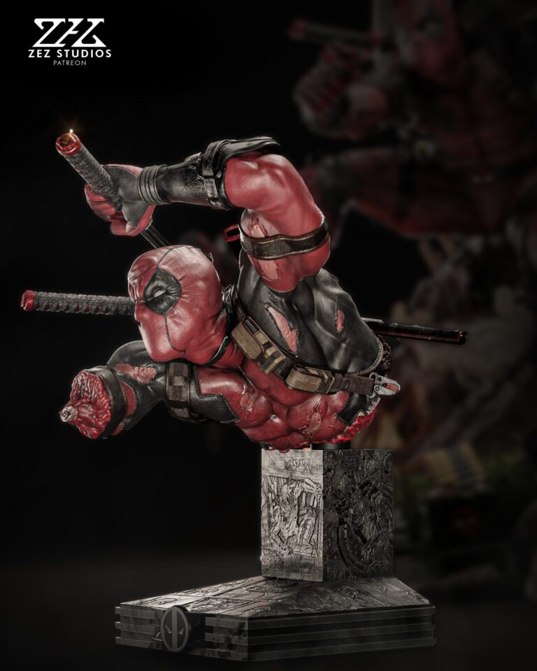 Deadpool + Extras + Bust - Marvel