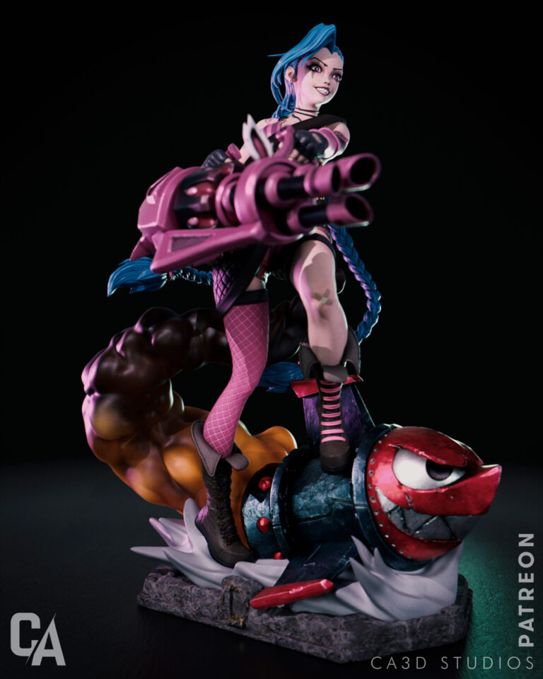 Jinx STL + Bust - League of Legends