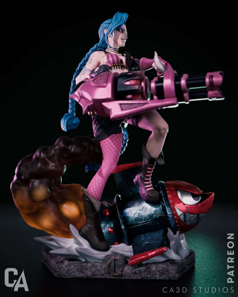 Jinx STL + Bust - League of Legends