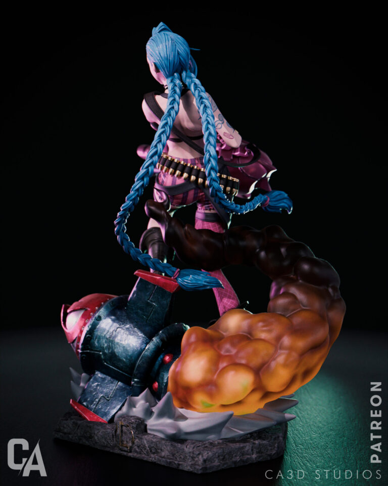 Jinx STL + Bust - League of Legends