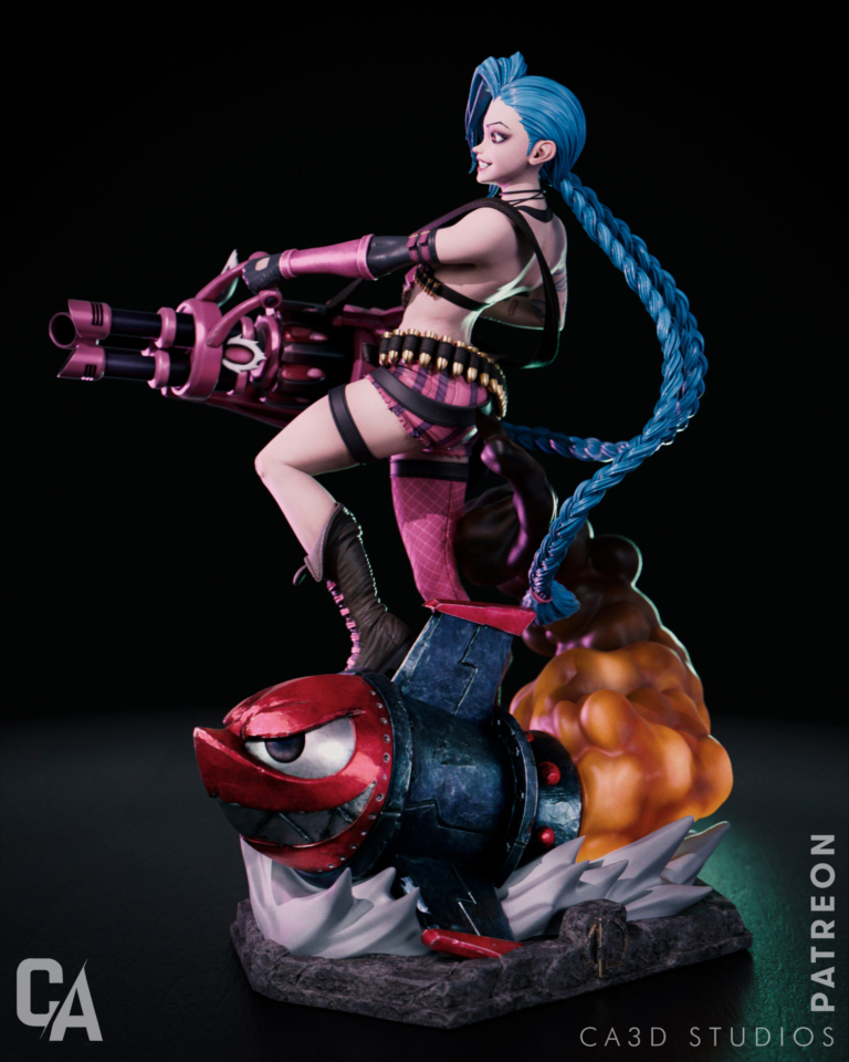 Jinx STL + Bust - League of Legends