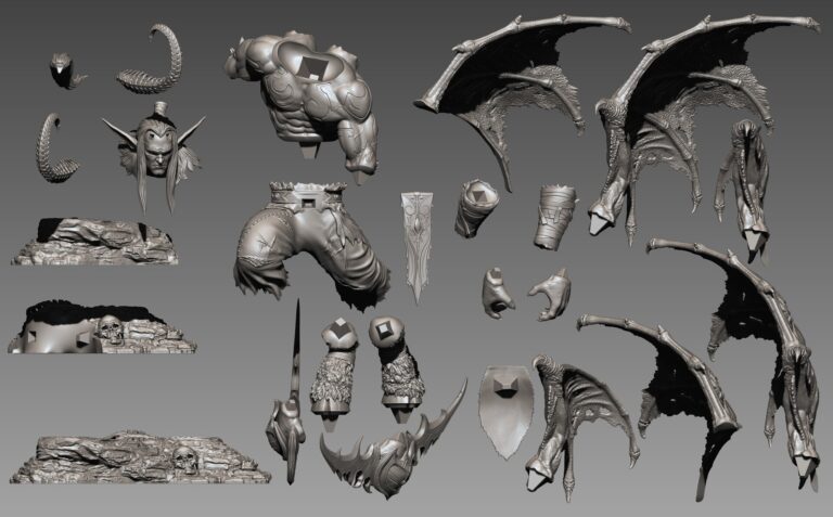 Illidan Stormrage - Warcraft - STL Files