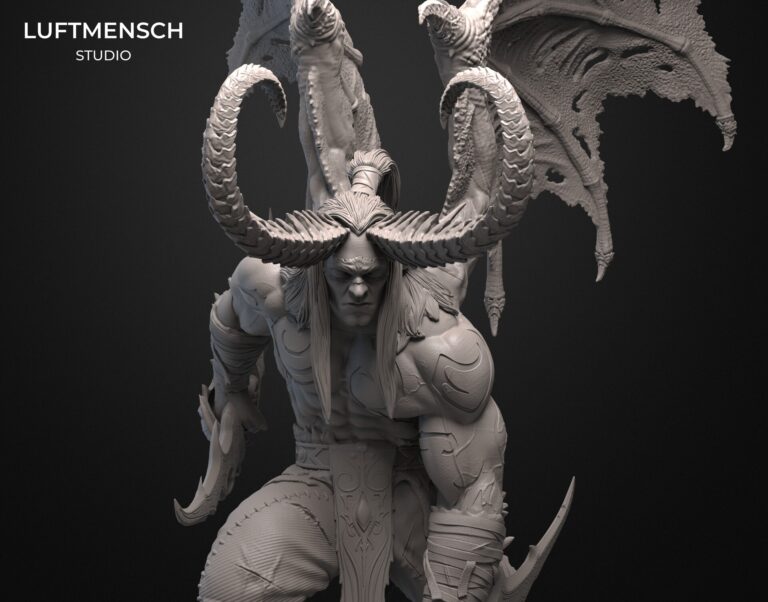 Illidan cuerpo a la mitad
