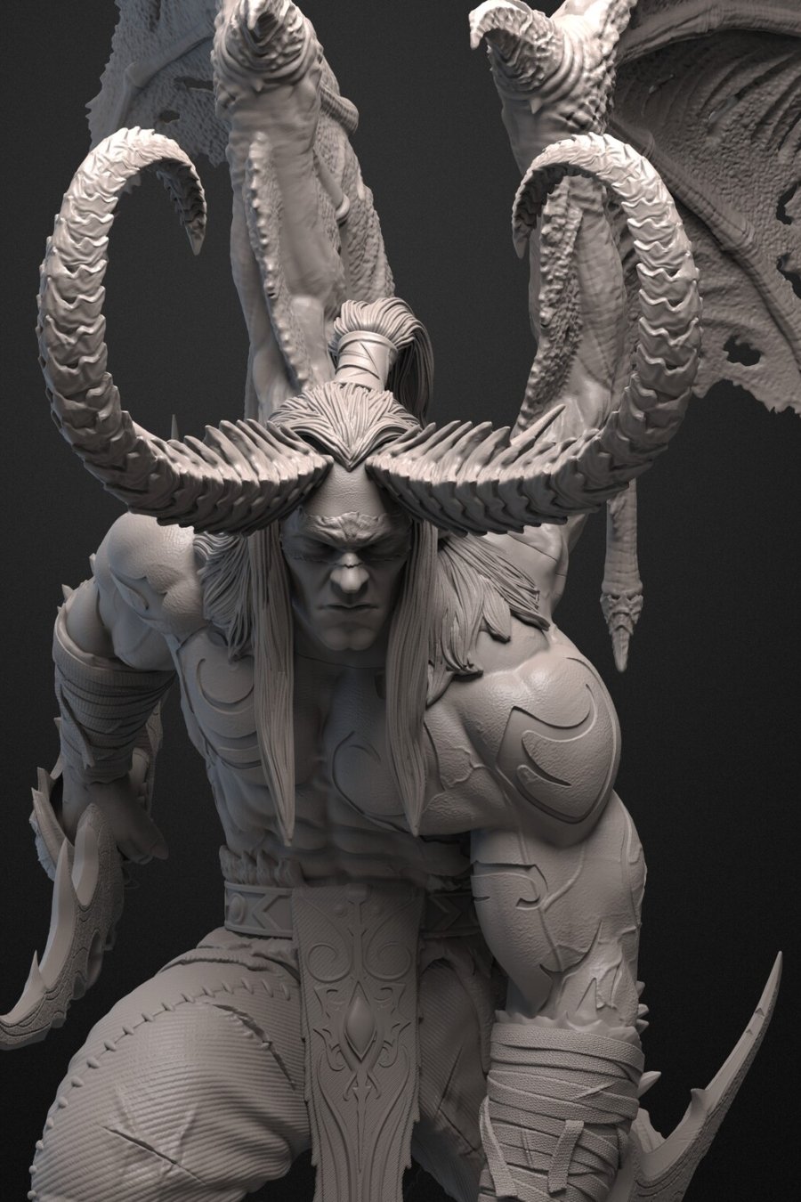 Illidan cuerpo a la mitad