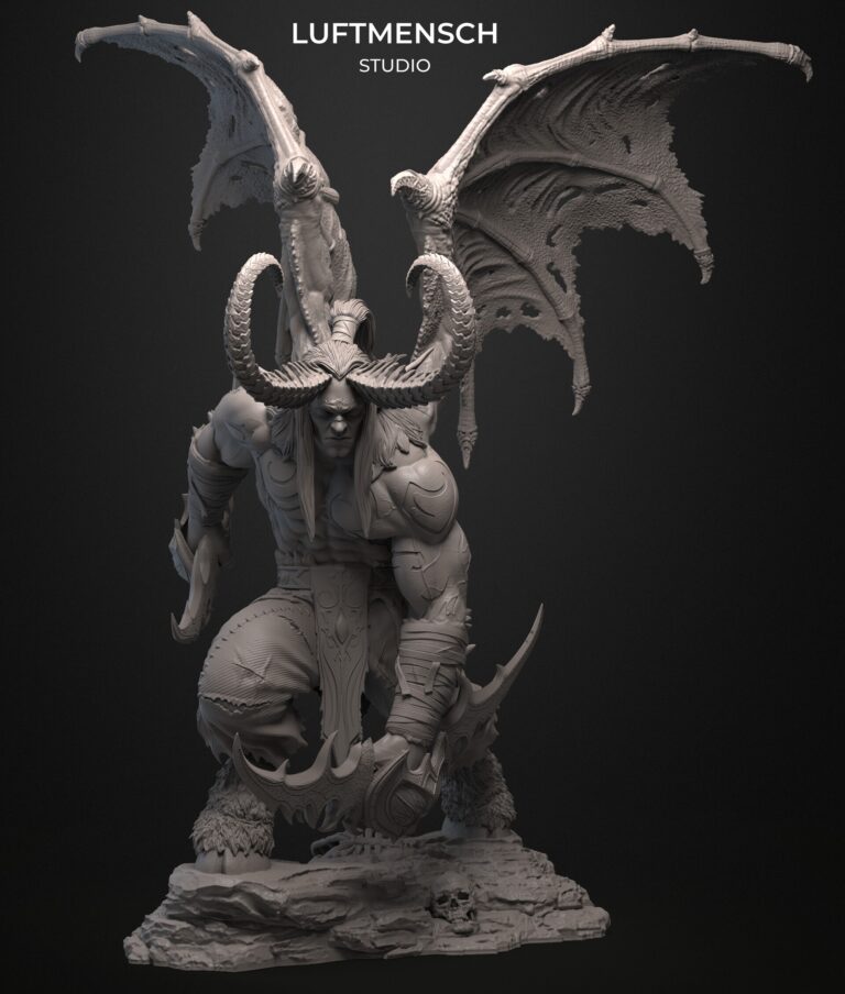 Illidan Stormrage - Warcraft - STL Files