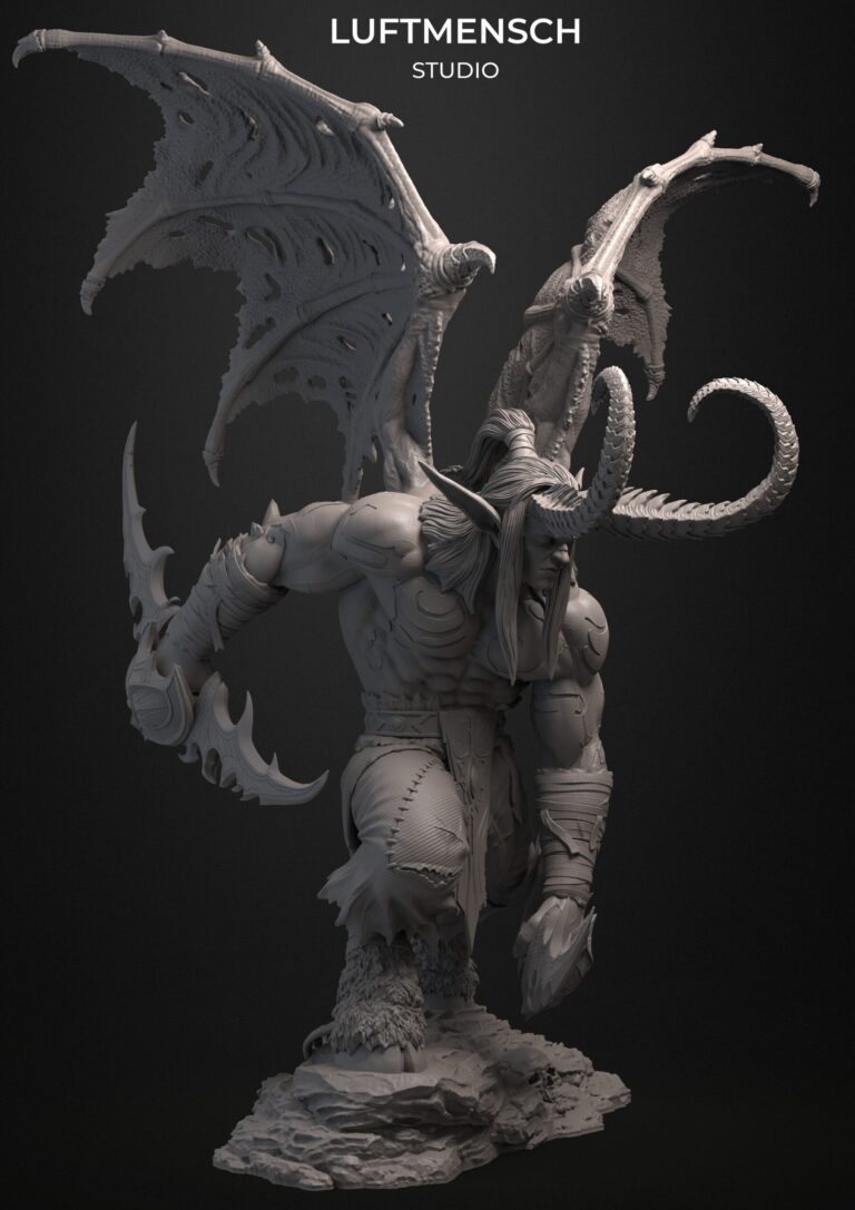Illidan Stormrage - Warcraft - STL Files
