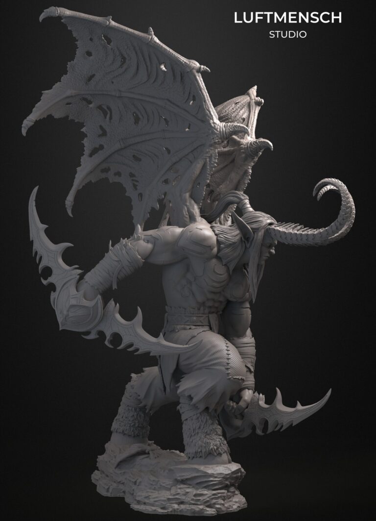 Illidan Stormrage - Warcraft - STL Files