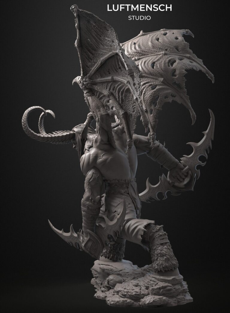 Illidan Stormrage - Warcraft - STL Files