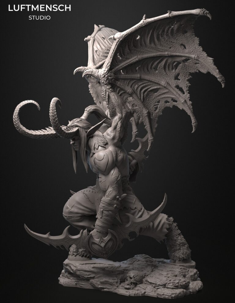 Illidan Stormrage - Warcraft - STL Files