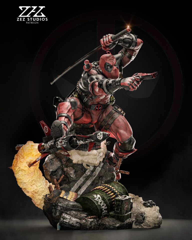 Deadpool + Extras + Bust - Marvel