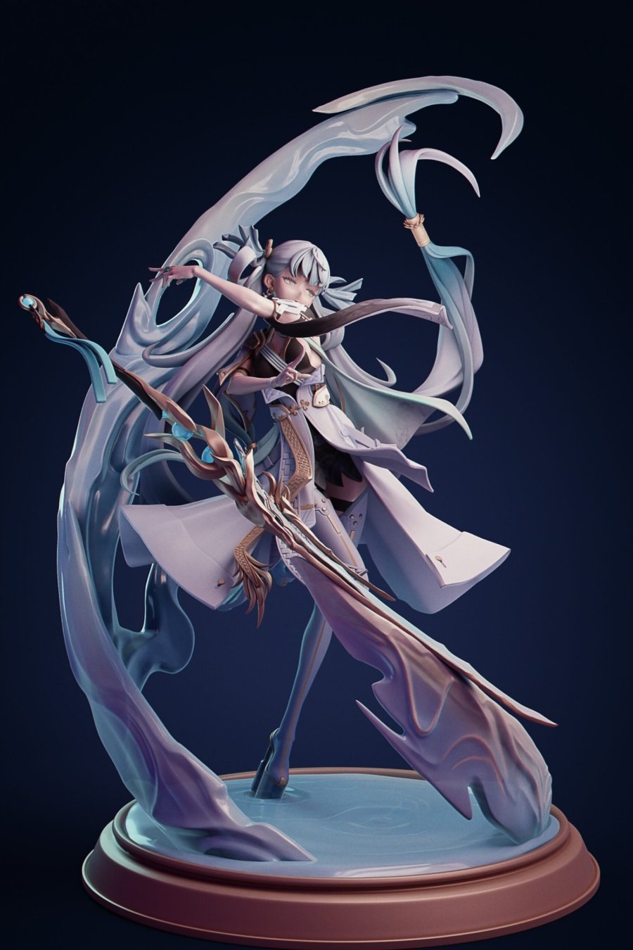 Jinhsi - Wuthering Waves - STL Files