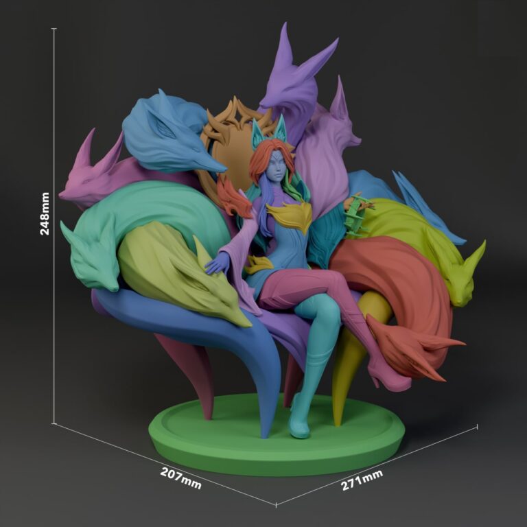 Ahri Leyenda Inmortalizada - League of Legends - STL Files