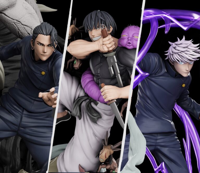 Gojo, Geto y Toji Diorama - Jujutsu Kaisen - STL Files