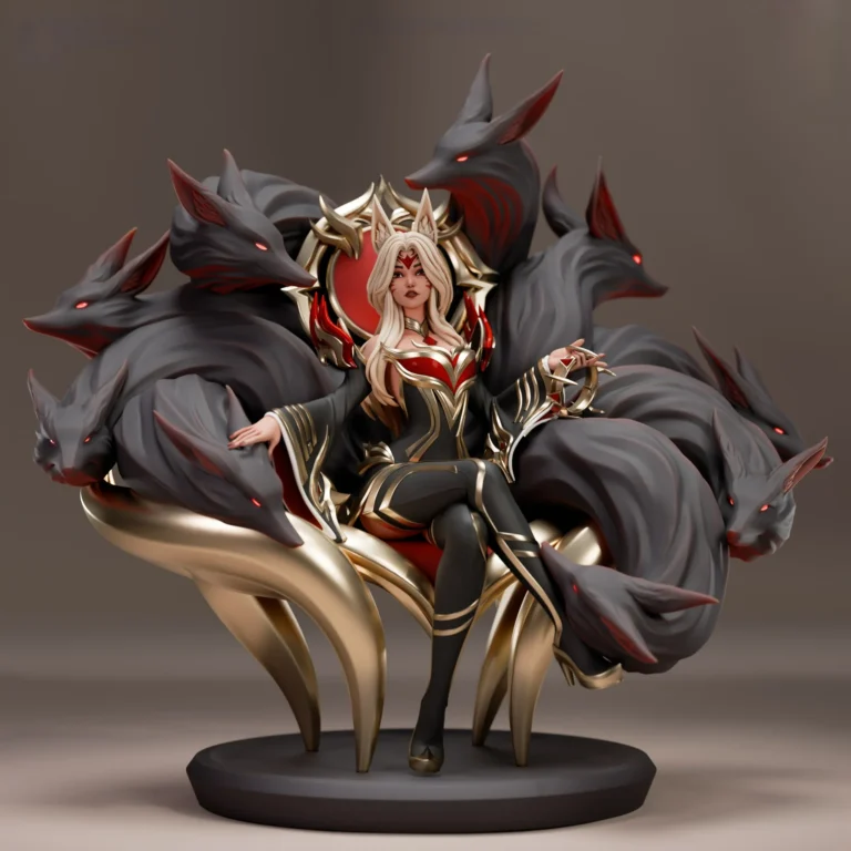 Ahri Leyenda Inmortalizada - League of Legends - STL Files