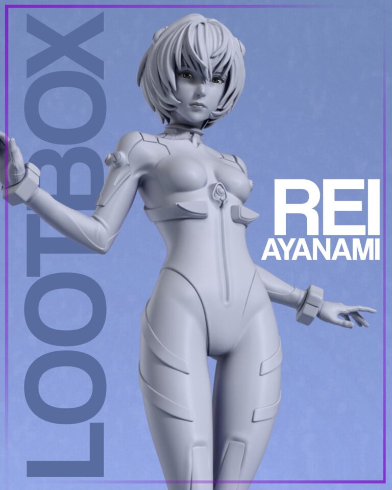 Rei Ayanami - Neon Genesis Evangelion - STL Files