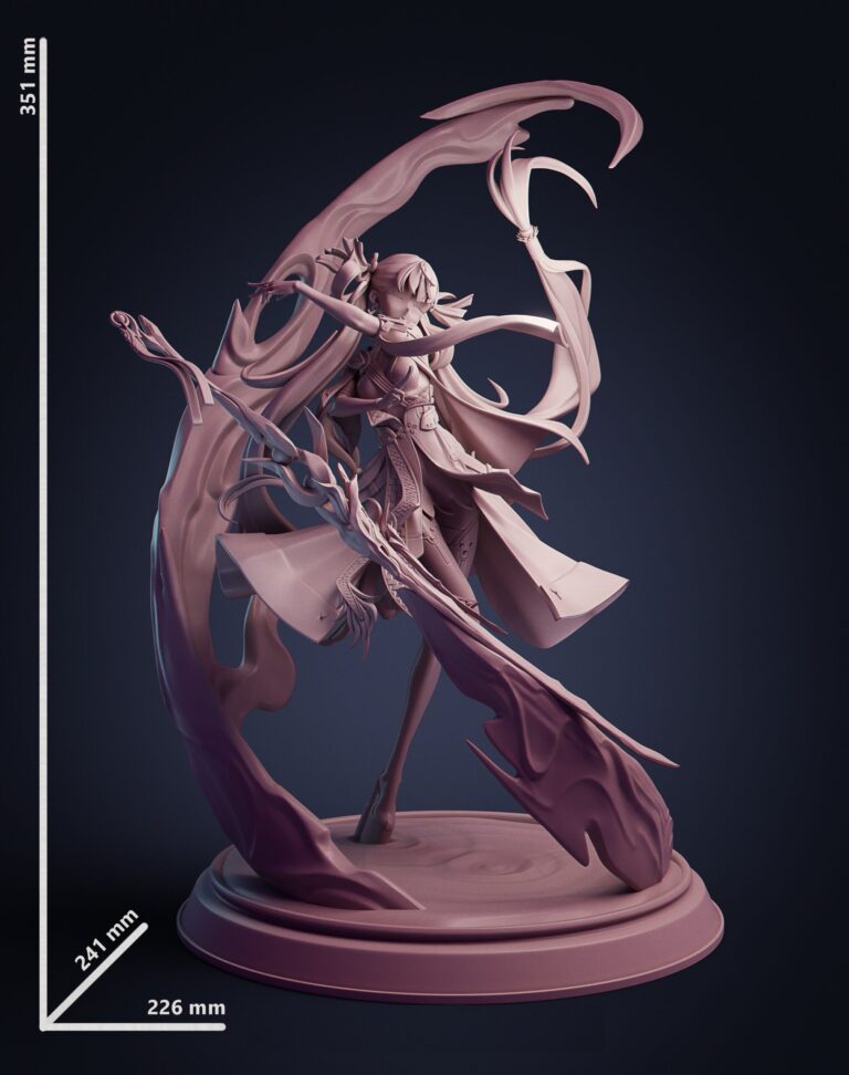 Jinhsi - Wuthering Waves - STL Files