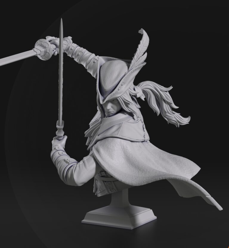 Lady Maria + Bust - Bloodborne - STL Files