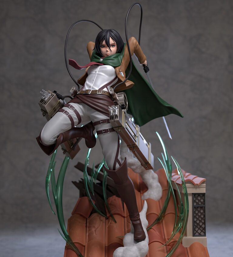 Mikasa Ackerman en techo + NSFW - Shingeki no Kyojin - STL Files
