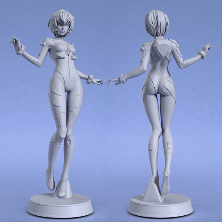 Rei Ayanami - Neon Genesis Evangelion - STL Files