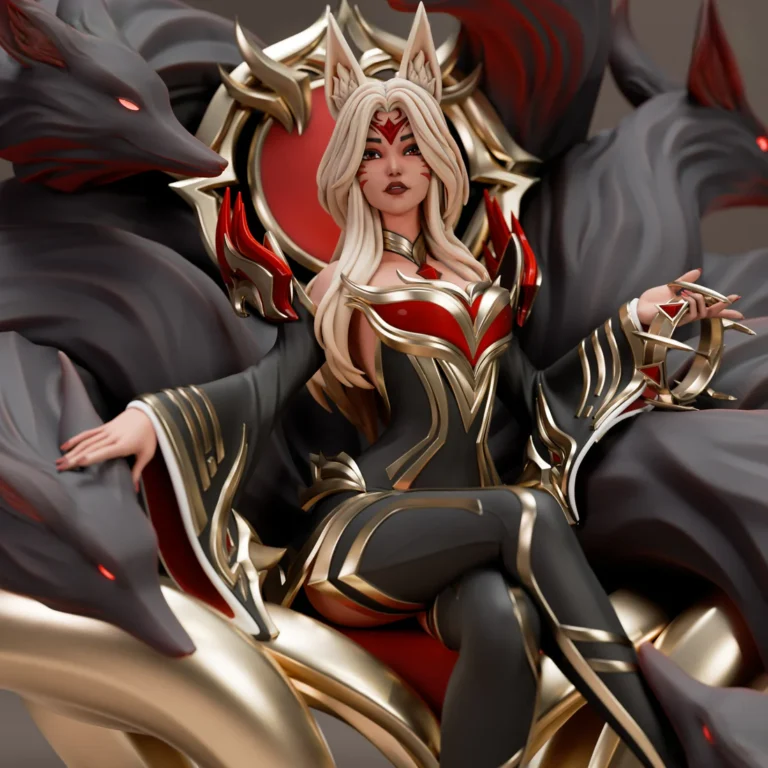 Ahri Leyenda Inmortalizada - League of Legends - STL Files
