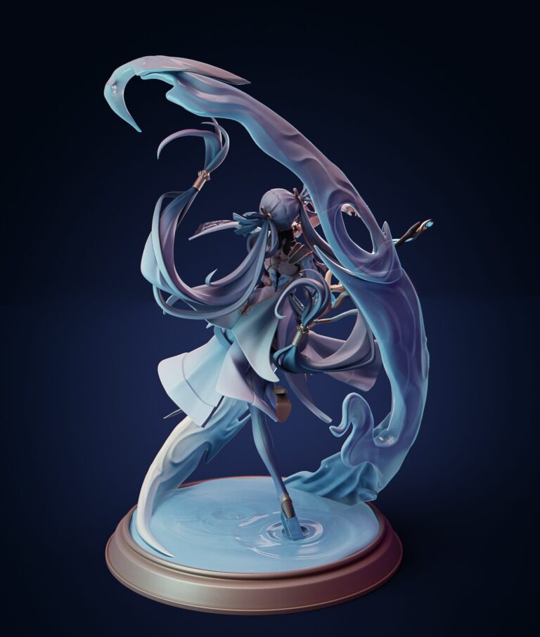 Jinhsi - Wuthering Waves - STL Files