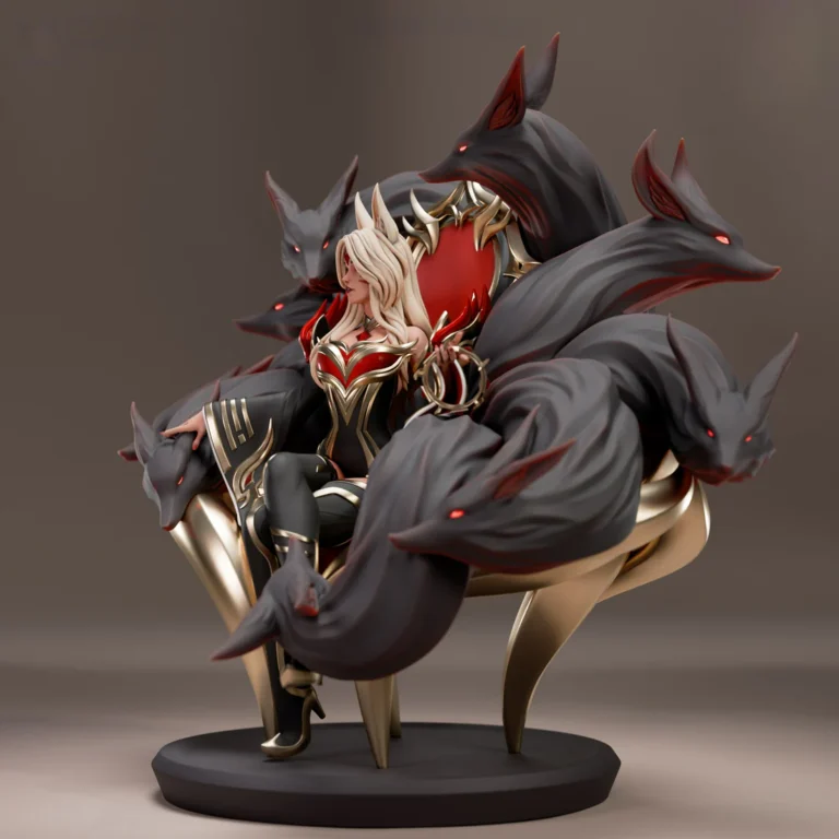 Ahri Leyenda Inmortalizada - League of Legends - STL Files