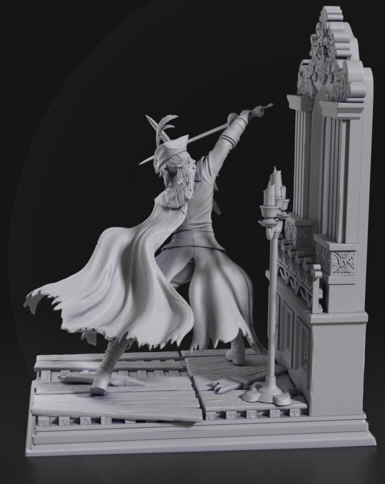 Lady Maria + Bust - Bloodborne - STL Files