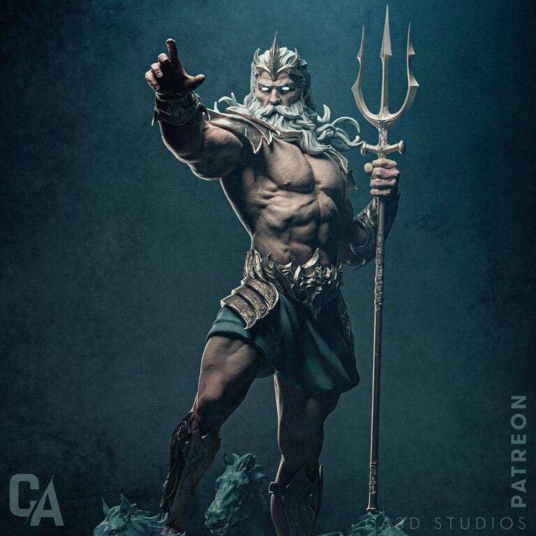 Poseidón - Fantasía - STL Files