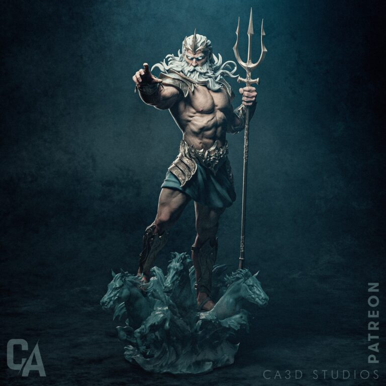 Poseidón - Fantasía - STL Files