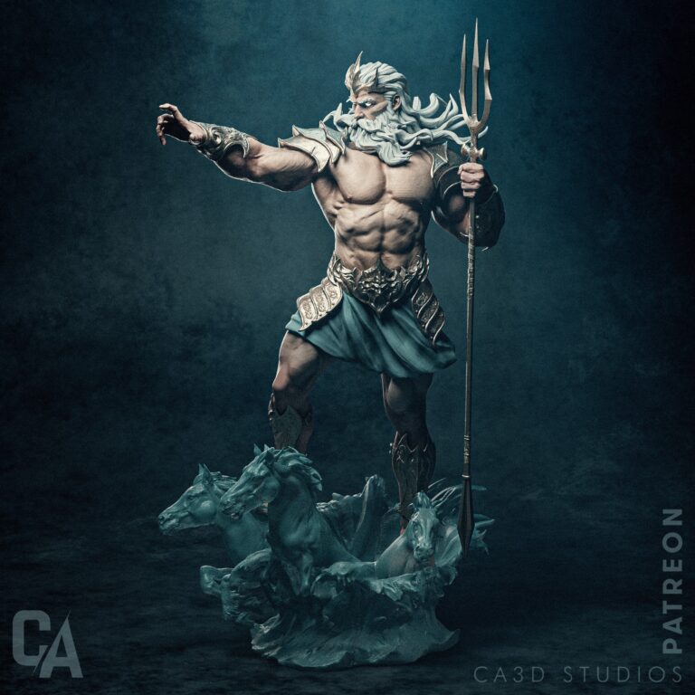 Poseidón - Fantasía - STL Files