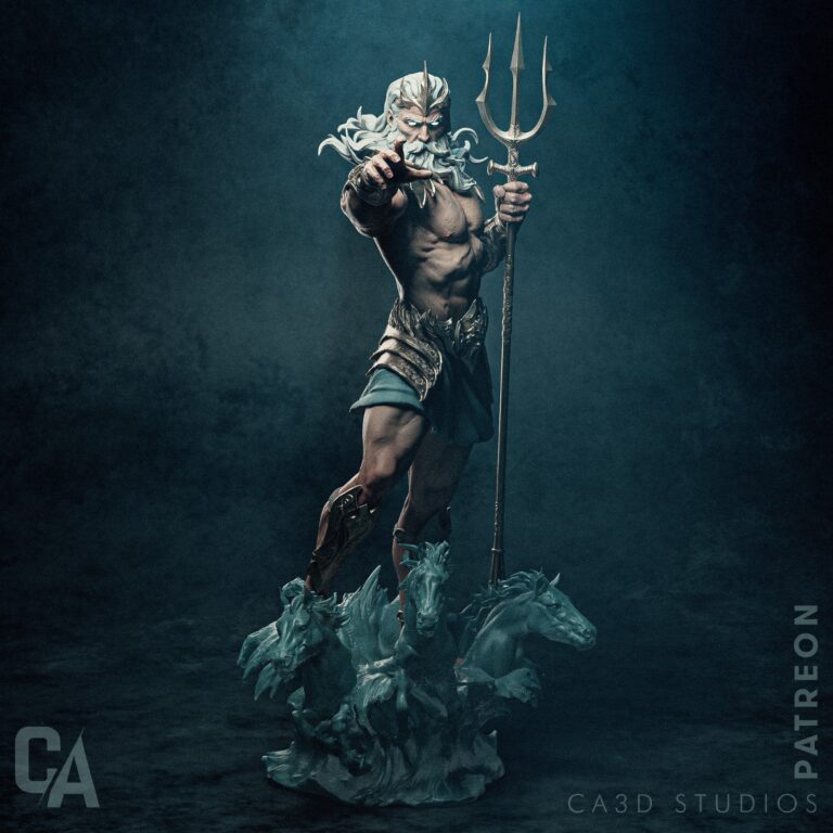 Poseidón - Fantasía - STL Files