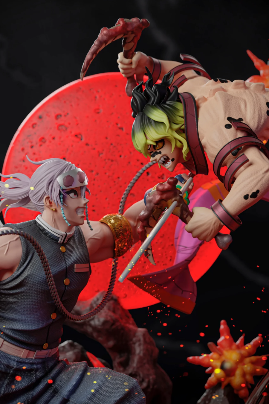 Uzui vs Gyutaro - Kimetsu no Yaiba - STL Files