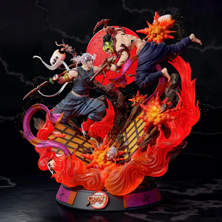 Uzui vs Gyutaro - Kimetsu no Yaiba - STL Files