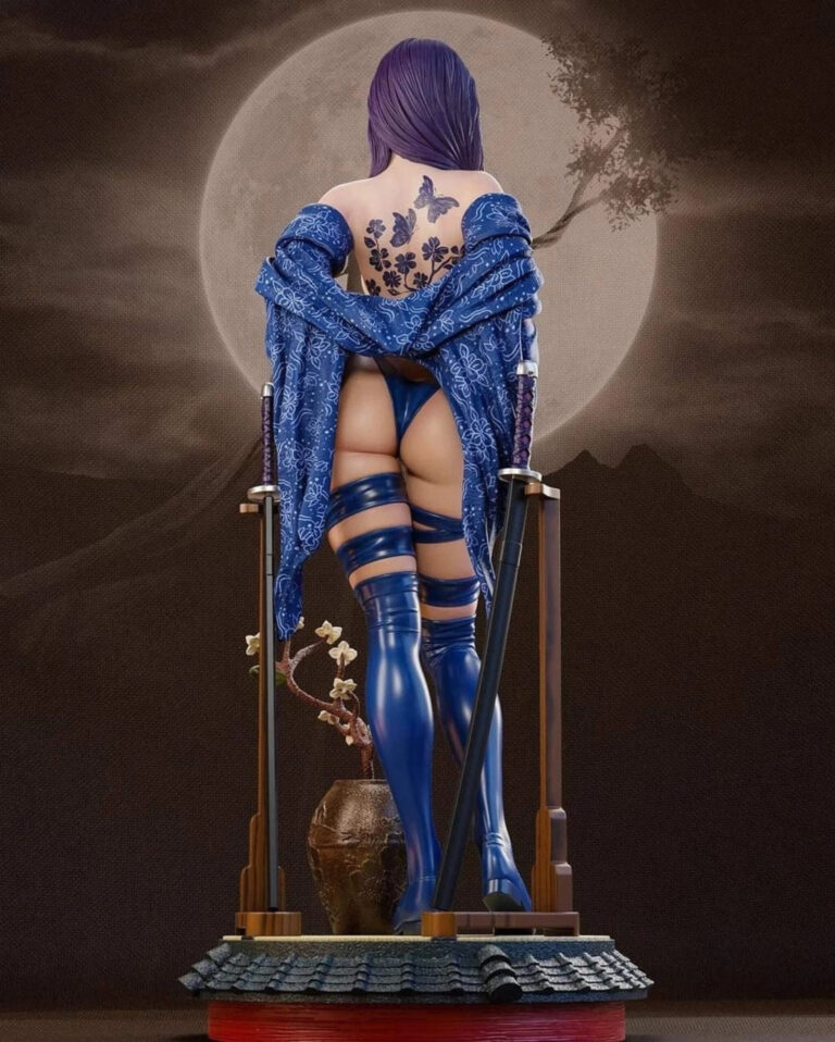 Psylocke versión Geisha + NSFW - Marvel