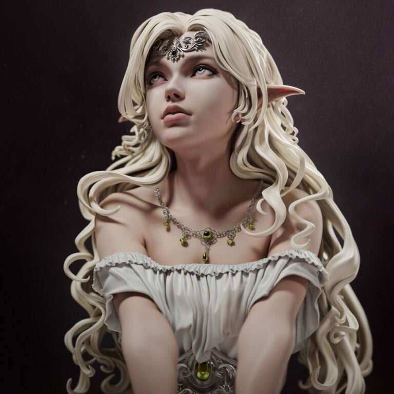 Princesa Elfa de cerca