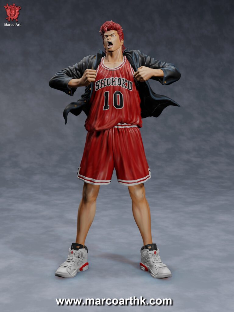 Hanamichi Sakuragi - Slam Dunk - STL Files - STL Forge