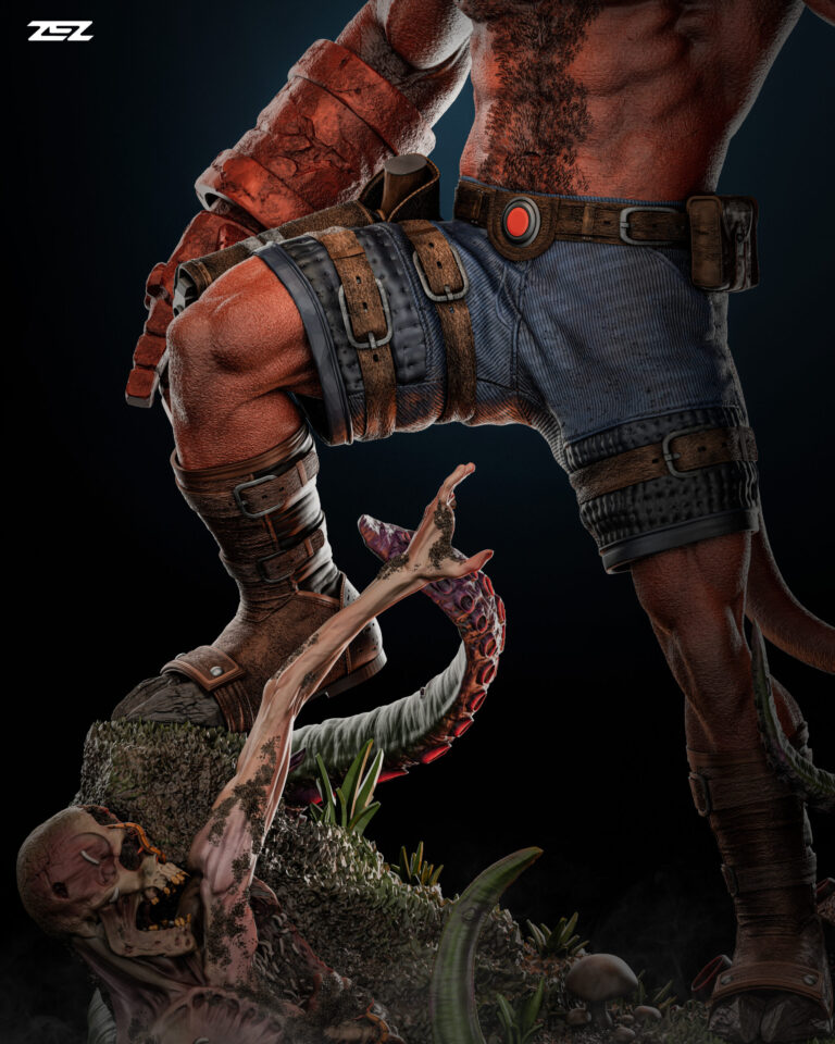 Hellboy + Busto - Dark Horse - STL Files - STL Forge
