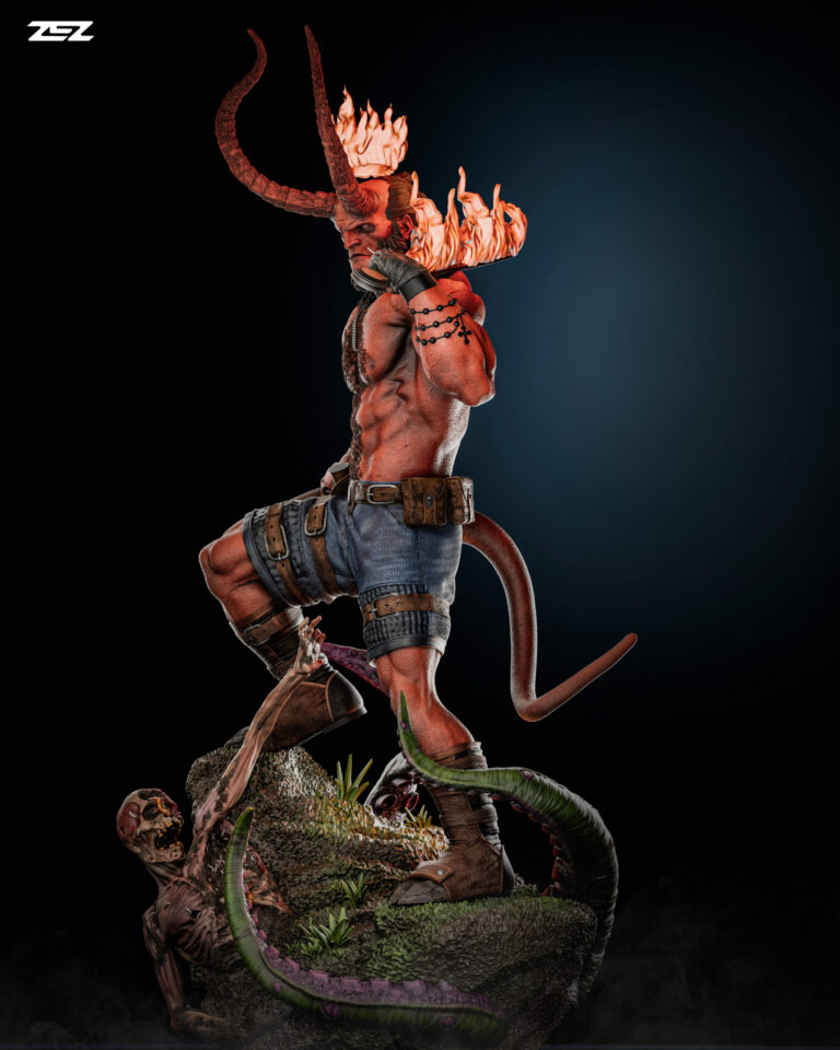 Hellboy + Busto - Dark Horse - STL Files - STL Forge