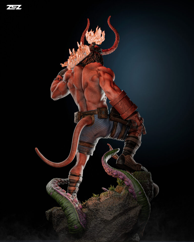 Hellboy + Busto - Dark Horse - STL Files - STL Forge