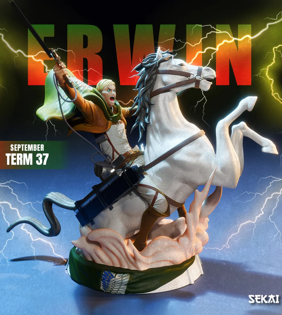 Erwin Smith cabalgando