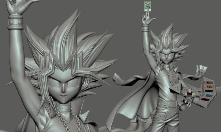 Yami Yugi - Yu Gi Oh - STL Files - STL Forge