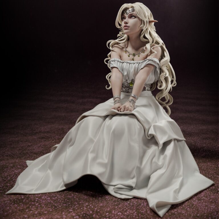 Princesa Elfa - Fantasy - STL Files - STL Forge